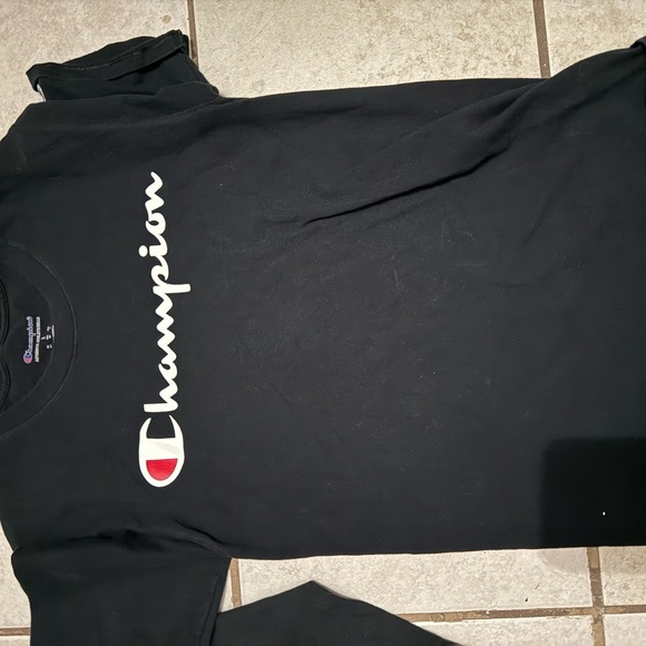 Champion Black Long Sleeve and T-Shirt Set - Picture 3 of 3